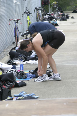 Final Kick Practice Triathlon Photo