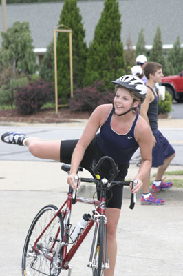 Final Kick Practice Triathlon Photo