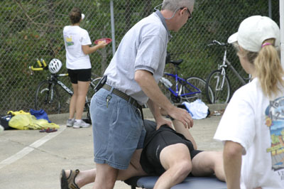 Final Kick Practice Triathlon Photo